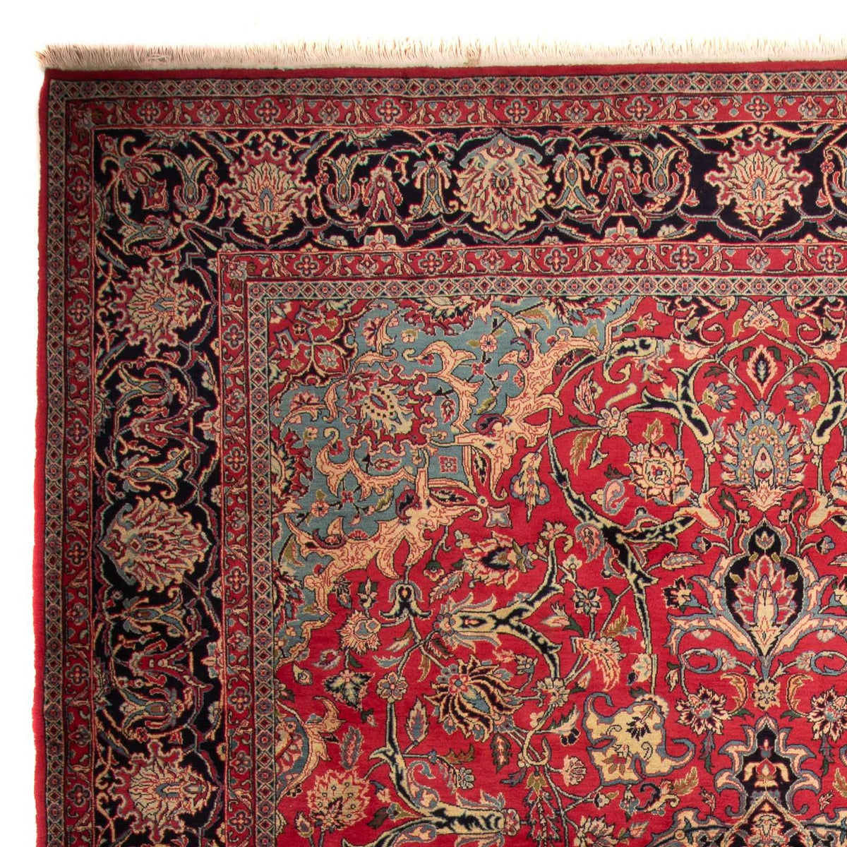 Maschad Teppich 267x366cm - Perserteppich - dunkelrot