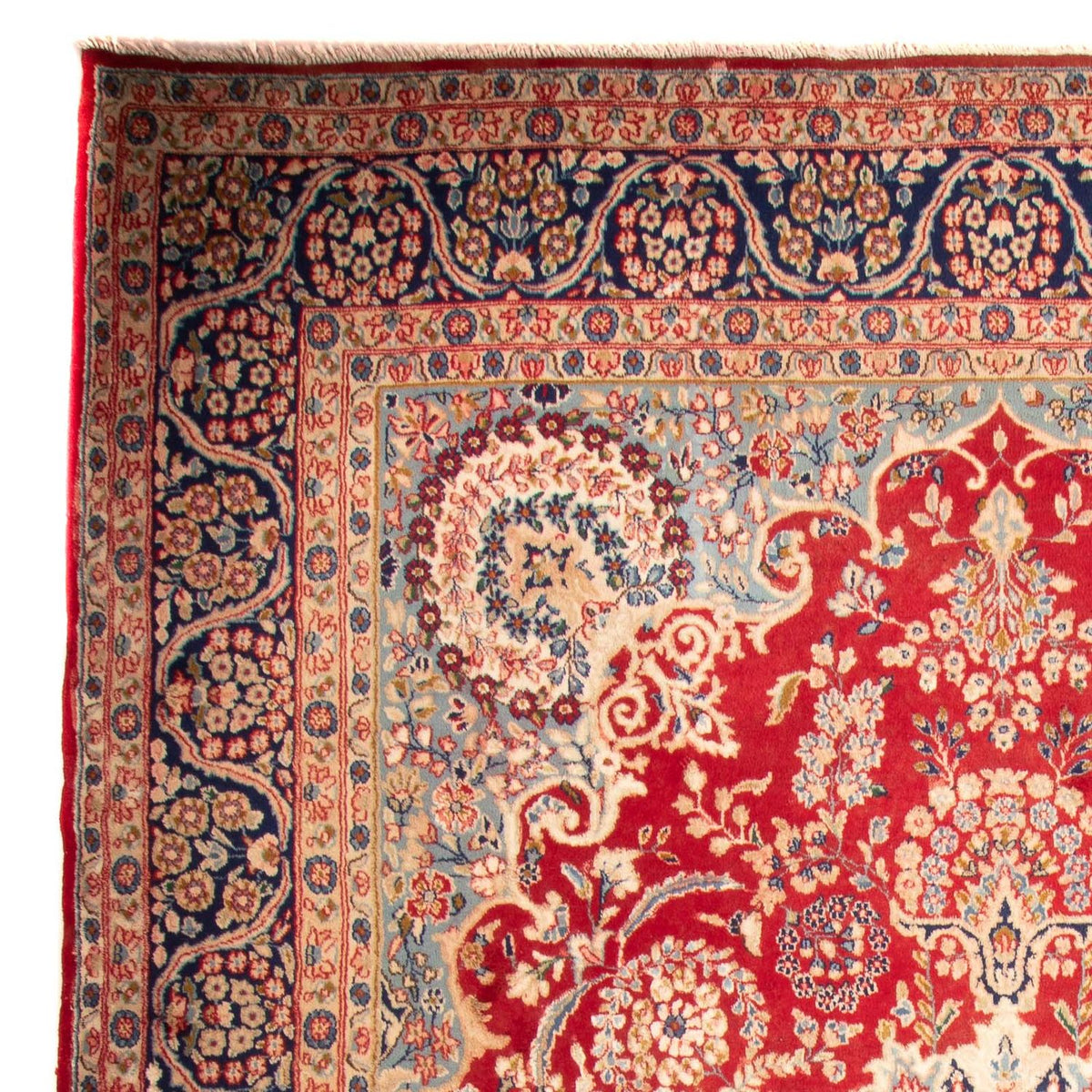 Kerman Teppich 290x426cm - Perserteppich - rot