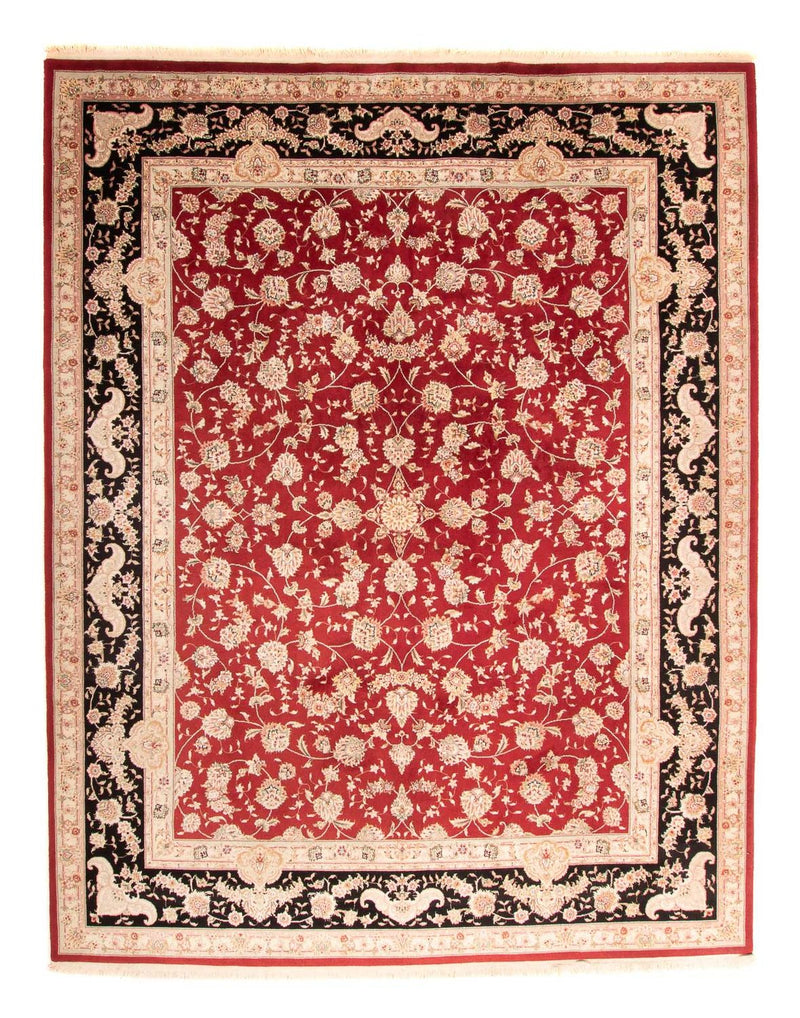 Täbriz - 50 Raj Teppich 250x310cm - Perserteppich - rot