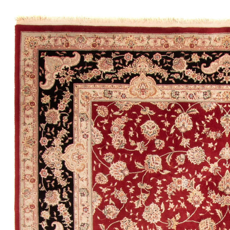 Täbriz - 50 Raj Teppich 250x310cm - Perserteppich - rot