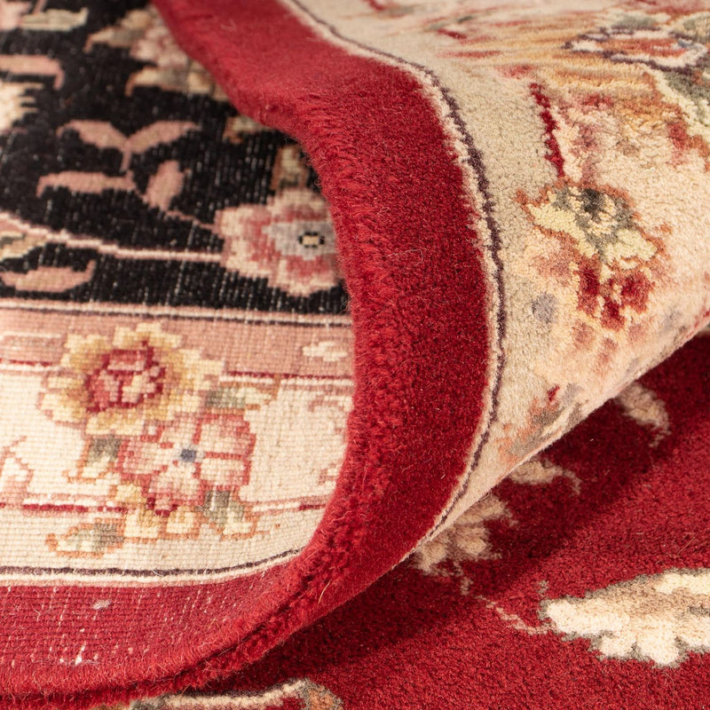 Täbriz - 50 Raj Teppich 250x310cm - Perserteppich - rot