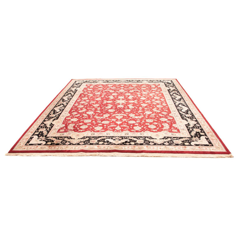 Täbriz - 50 Raj Teppich 250x310cm - Perserteppich - rot