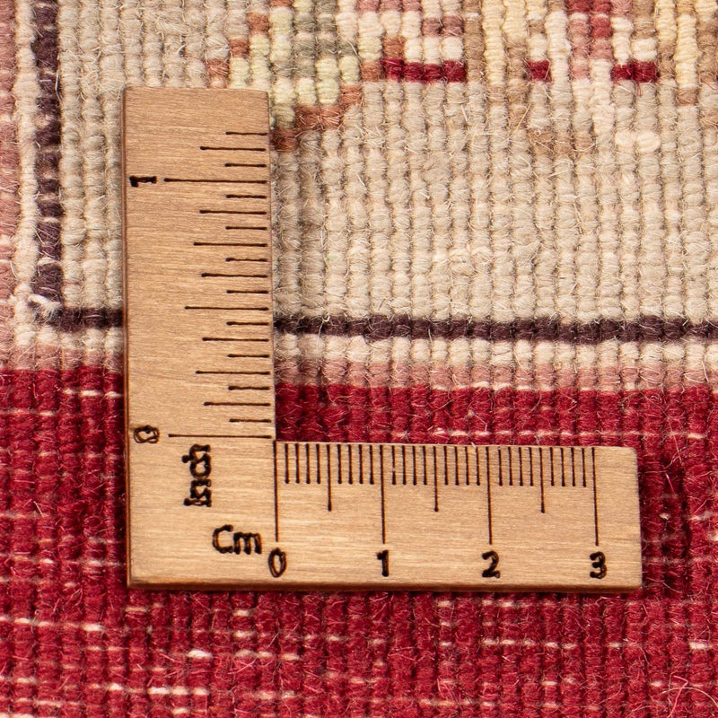 Täbriz - 50 Raj Teppich 250x310cm - Perserteppich - rot