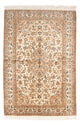 Kaschmir Seide Teppich 96x150cm - Orientteppich - creme