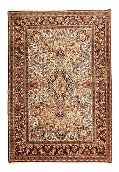 Ghom Teppich 142x206cm - Perserteppich - beige
