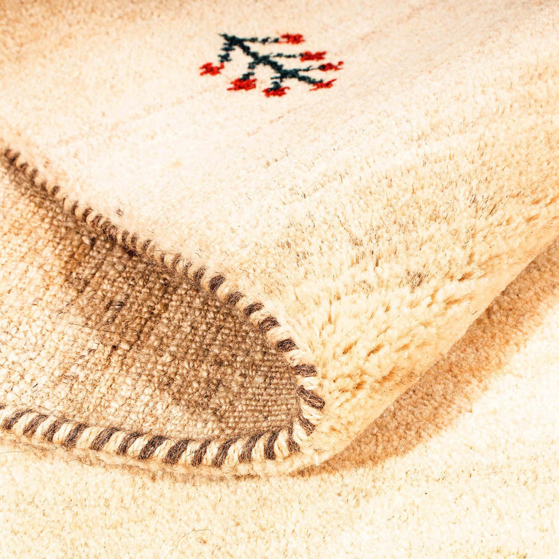 Gabbeh Teppich - Loribaft Indus 141 x 199 cm - hellbeige