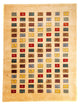 Loribaft Teppich Perser 144x197cm - Wollteppich - hellbraun
