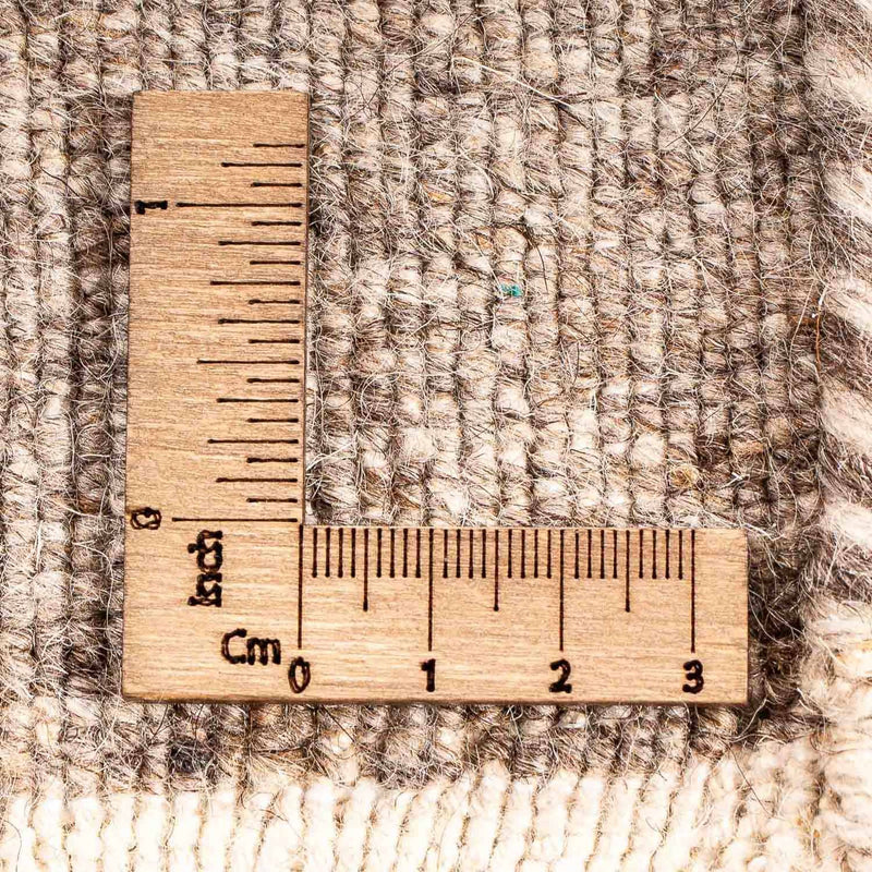 Indo Loribaft Teppich 146x205cm - Wollteppich - beige