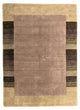 Indo Loribaft Teppich 140x200cm - Wollteppich - dunkelbraun