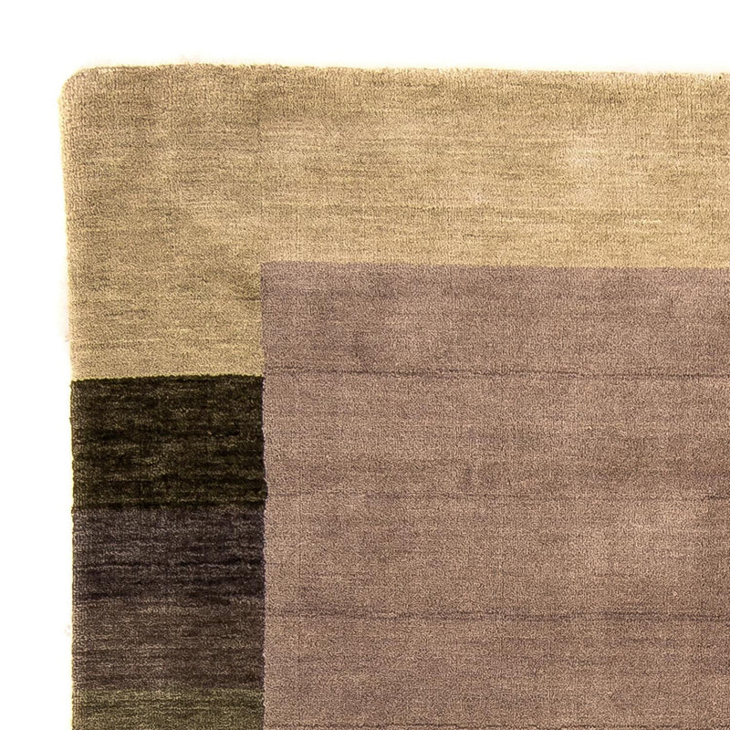 Indo Loribaft Teppich 140x200cm - Wollteppich - dunkelbraun