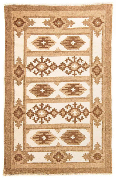 Kelim Modern Teppich 92x149cm - beige