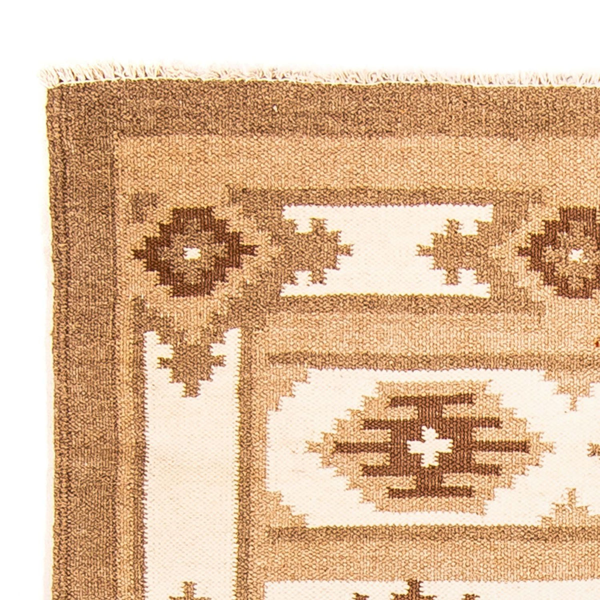 Kelim Modern Teppich 92x149cm - beige