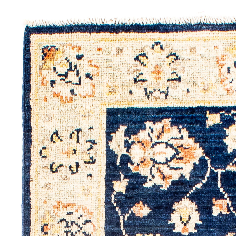 Ziegler Teppich 63x91cm - Orientteppich - dunkelblau