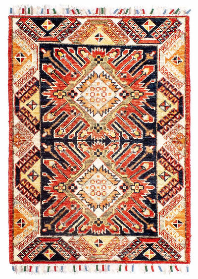 Kazak Teppich 62x87cm - Orientteppich - rot
