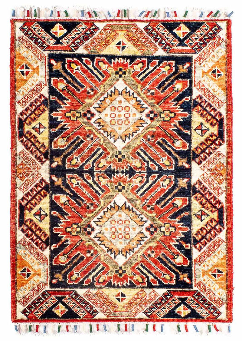 Kazak Teppich 62x87cm - Orientteppich - rot