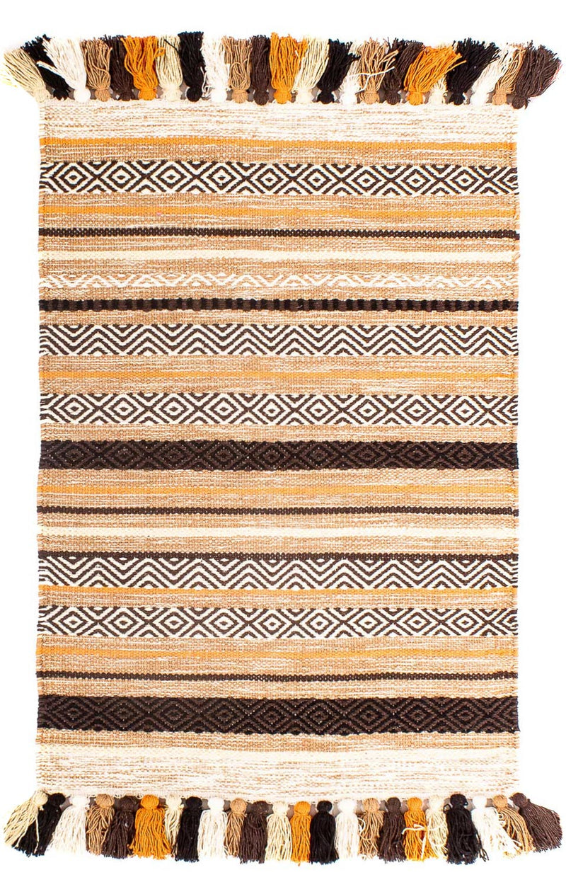 Kelim Modern Teppich 57x93cm - Wollteppich