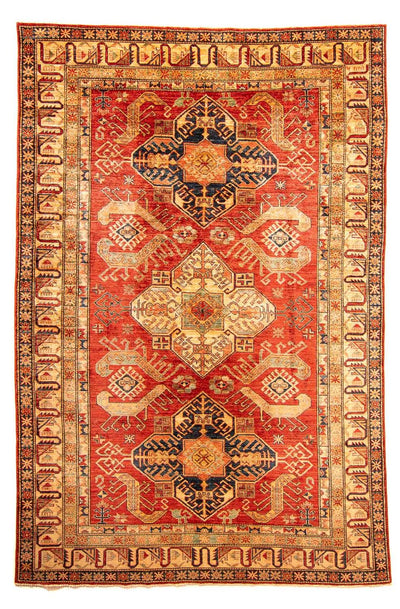 Kazak Teppich 202x296cm - Orientteppich - rot