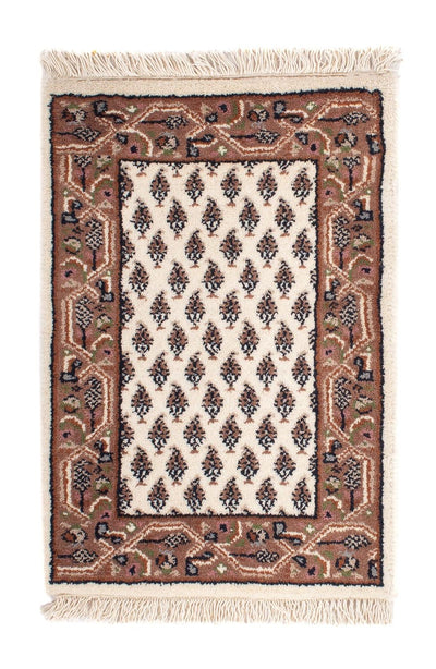 Indo Mir Teppich 40x60cm - Orientteppich - beige