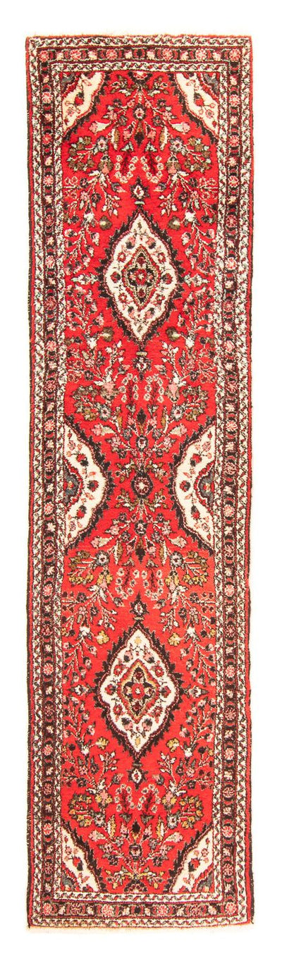 Hamadan Teppich 78x312cm - Perserteppich - rot