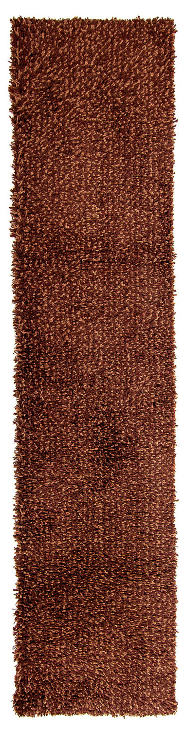 Shaggy Teppich 65x295cm - braun