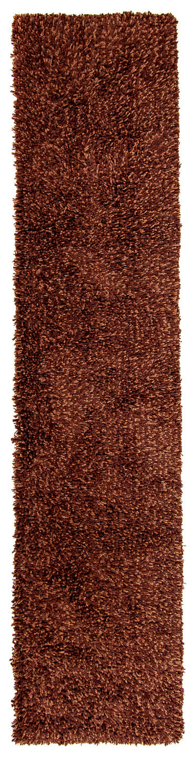 Shaggy Teppich 65x300cm - braun