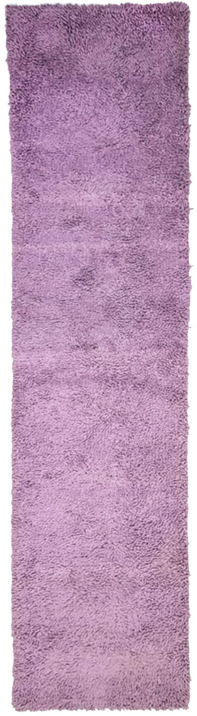 Hochflor Teppich 79x315cm - lila