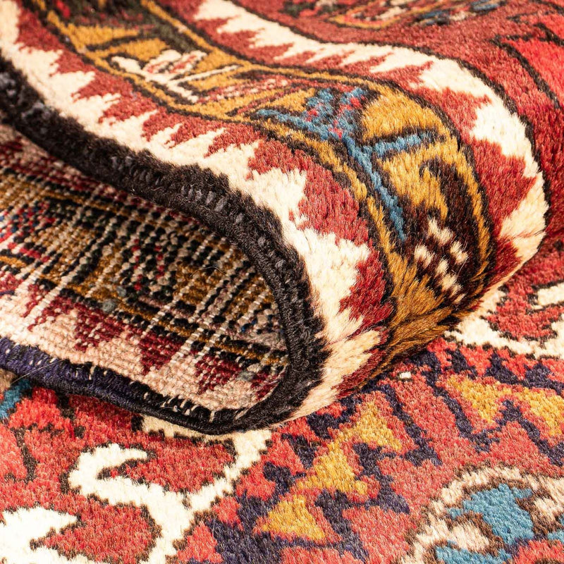 Hamadan Teppich 74x306cm - Perserteppich - dunkelrot