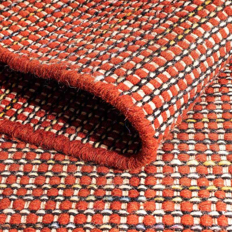 Kelim Modern Teppich 91x160cm - rot