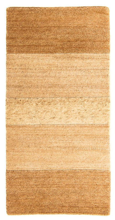Nepal Teppich 75x145cm - Wollteppich - beige