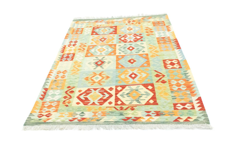 Kelim Afghan Teppich 125x183cm - bunt