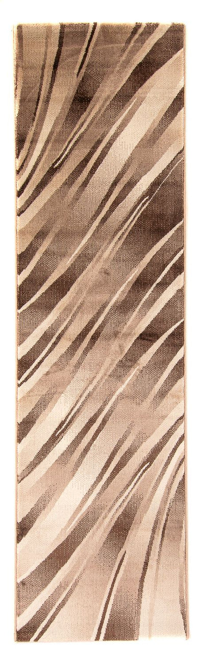 Moderner Teppich 80x300cm - Designerteppich - mehrfarbig