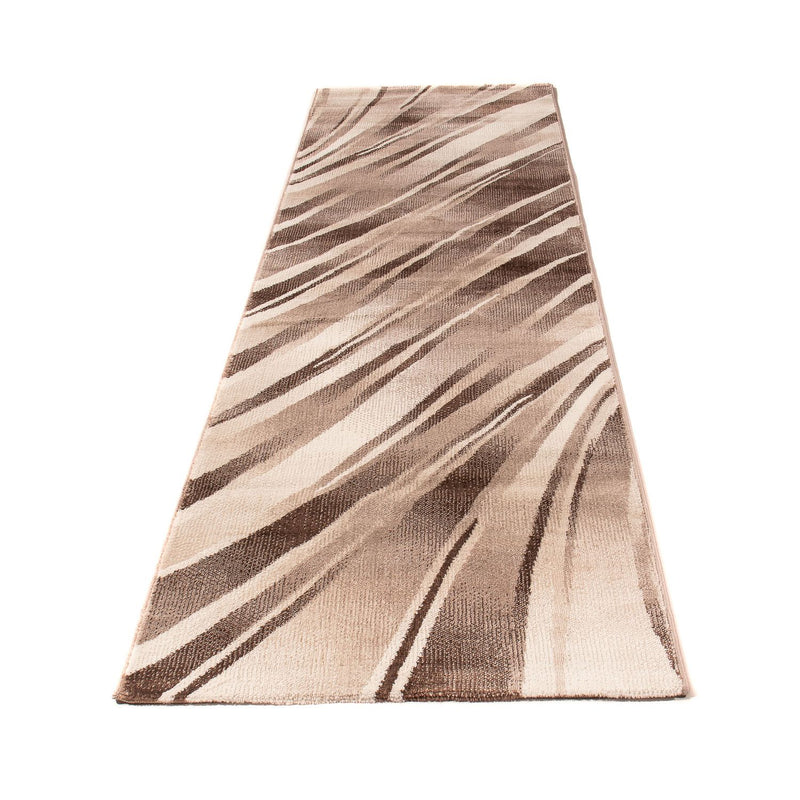Moderner Teppich 80x300cm - Designerteppich - mehrfarbig