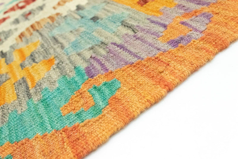 Kelim Afghan Teppich 102x152cm - orange