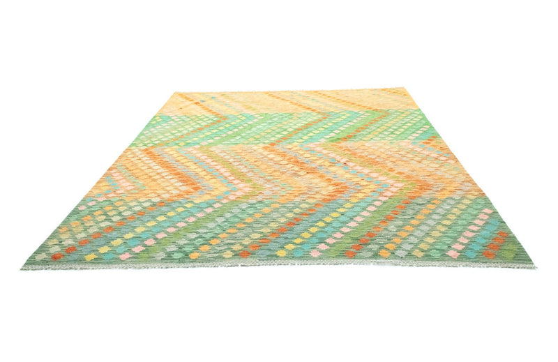 Kelim Afghan Teppich 250x299cm - bunt