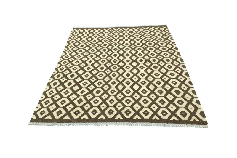 Kelim Afghan Teppich 177x235cm - beige