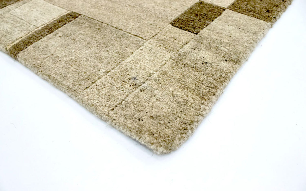 Nepal Teppich 121x181cm - Wollteppich - mehrfarbig