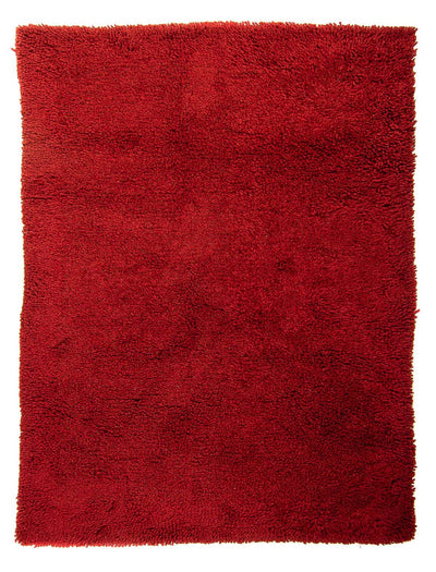 Shaggy Teppich 154x217cm - dunkelrot