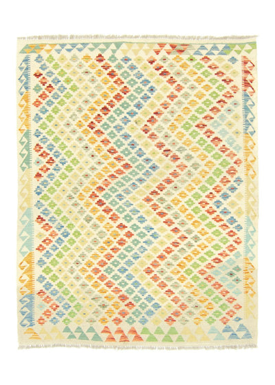 Kelim Afghan Teppich 151x189cm - bunt