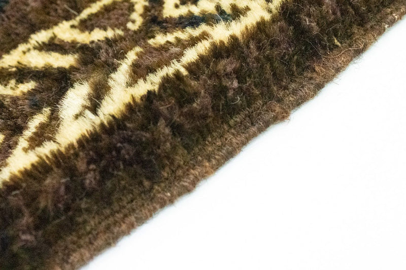 Afghan Teppich 80x80cm - Orientteppich - blau