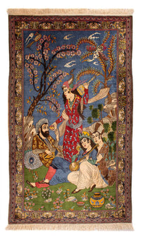 Täbriz - 50 Raj Teppich 117x198cm - Perserteppich - mehrfarbig – product image