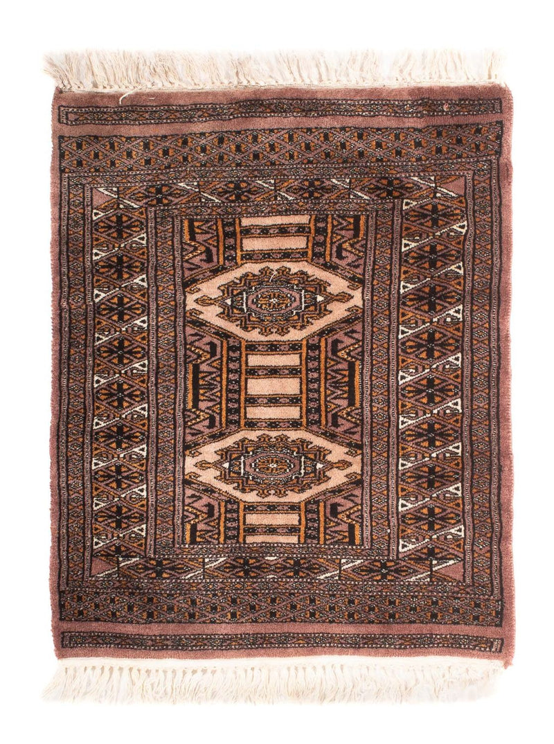Pakistan Teppich 61x77cm - Orientteppich - braun