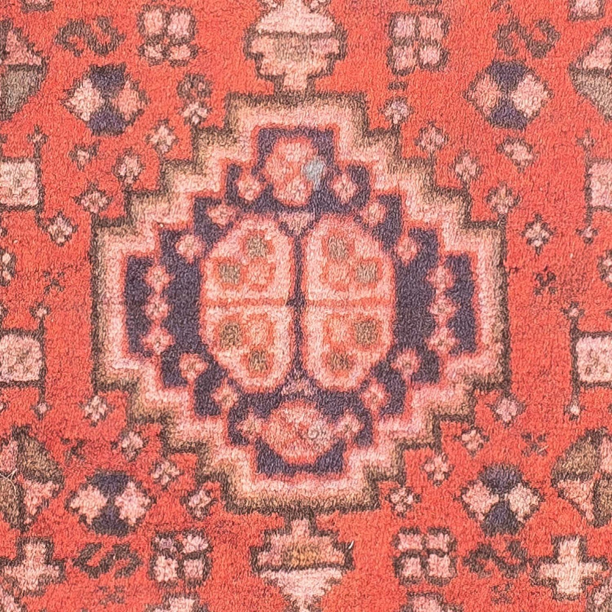 Abadeh Teppich 56x97cm - Perserteppich - hellrot