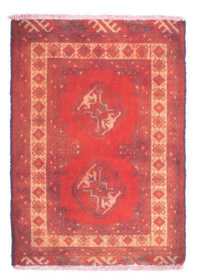 Turkaman Teppich 67x85cm - Orientteppich - rot
