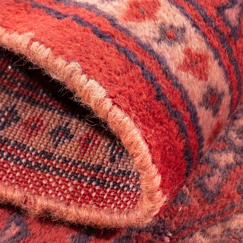 Turkaman Teppich 57x86cm - Orientteppich - dunkelrot