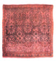 Senneh Teppich 67x72cm - Perserteppich - hellrot