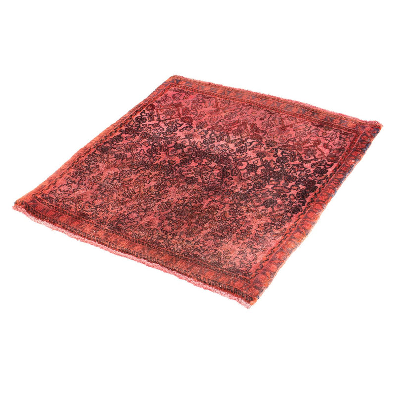 Senneh Teppich 67x72cm - Perserteppich - hellrot
