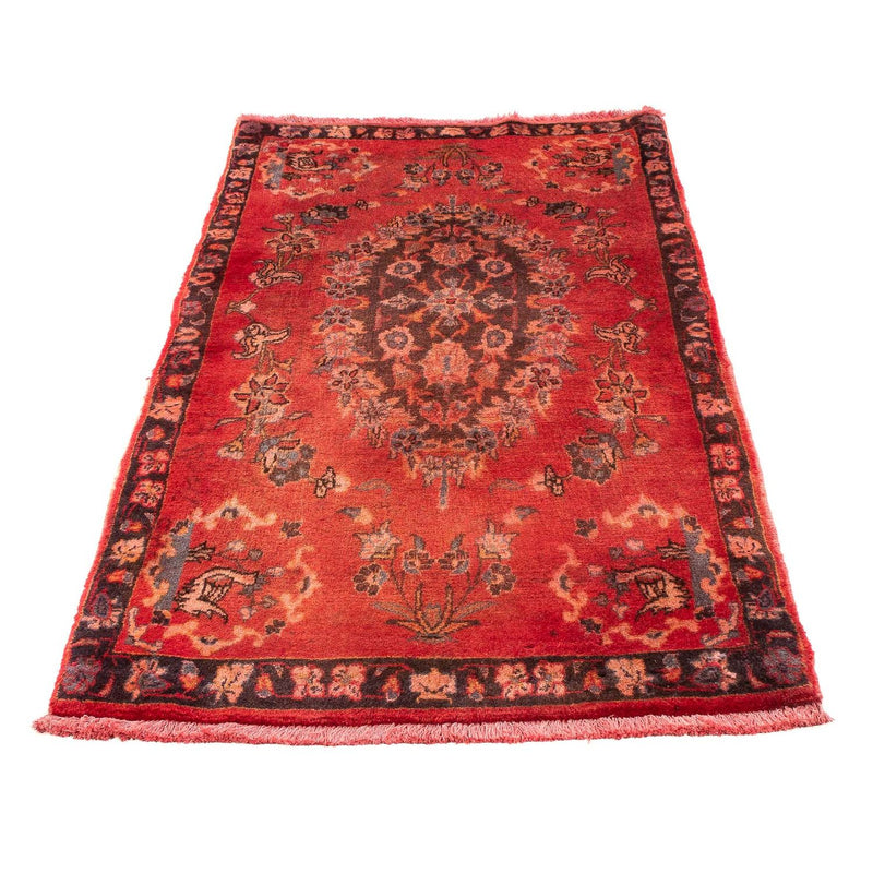 Sarough Teppich 75x144cm - Perserteppich - dunkelrot