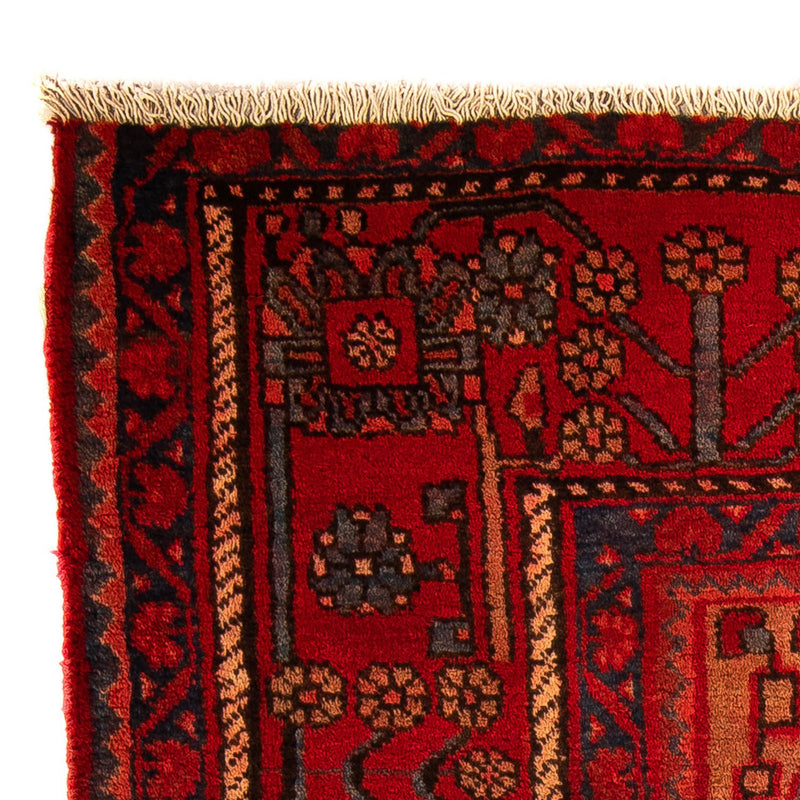 Nahavand Teppich 95x132cm - Perserteppich - dunkelrot