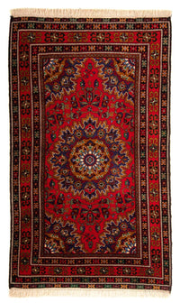 Afghan Teppich 114x205cm - Orientteppich - dunkelrot – product image