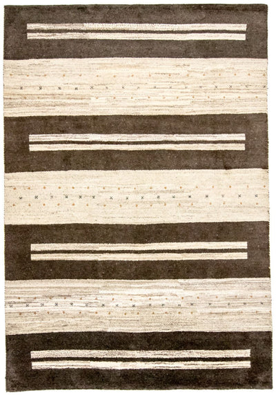 Gabbeh Teppich Indus 201x293cm - Wollteppich - mehrfarbig